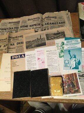 3X POLISH PRAYER BOOKS & NEWSPAPERS HISTORY PAINTING 1934 THE J S PALUCH COMPANY